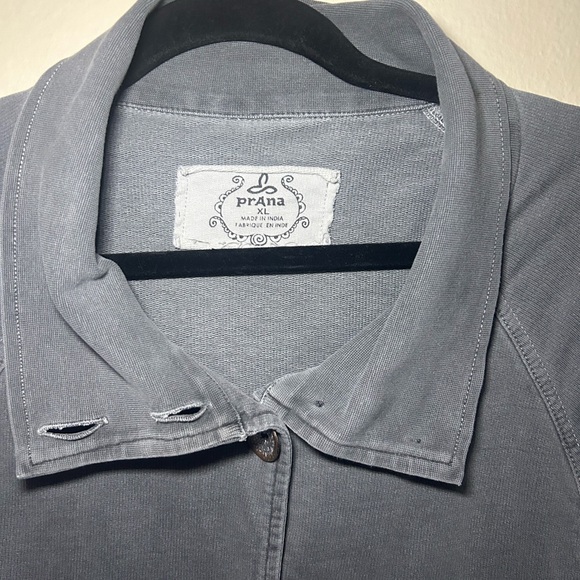 prAna Women’s Organic Cotton Button-Up Blazer Jacket, Size XL - Picture 4 of 15